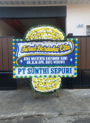 Papan Bunga Duka di Sukawarna